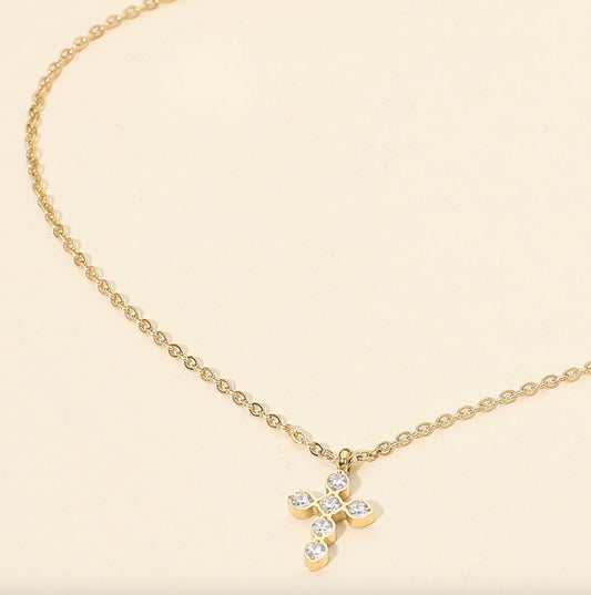 Celestia Cross Necklace