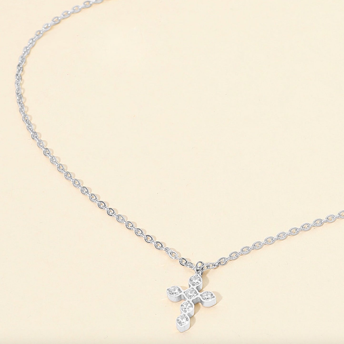 celestia cross necklace