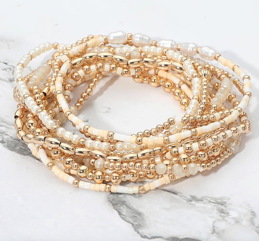 Lumi Beaded Bracelet Stack